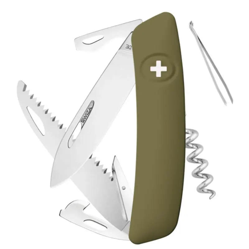 Wyprzedaż Scyzoryk SWIZA D05 Olive (KNI.0050.1050)