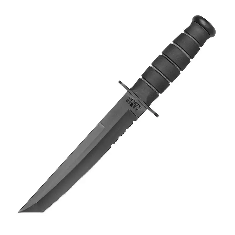 Bezpieczne zakupy Nóż Tanto Black + Pochwa Kompozytowa Ka-Bar (1245)