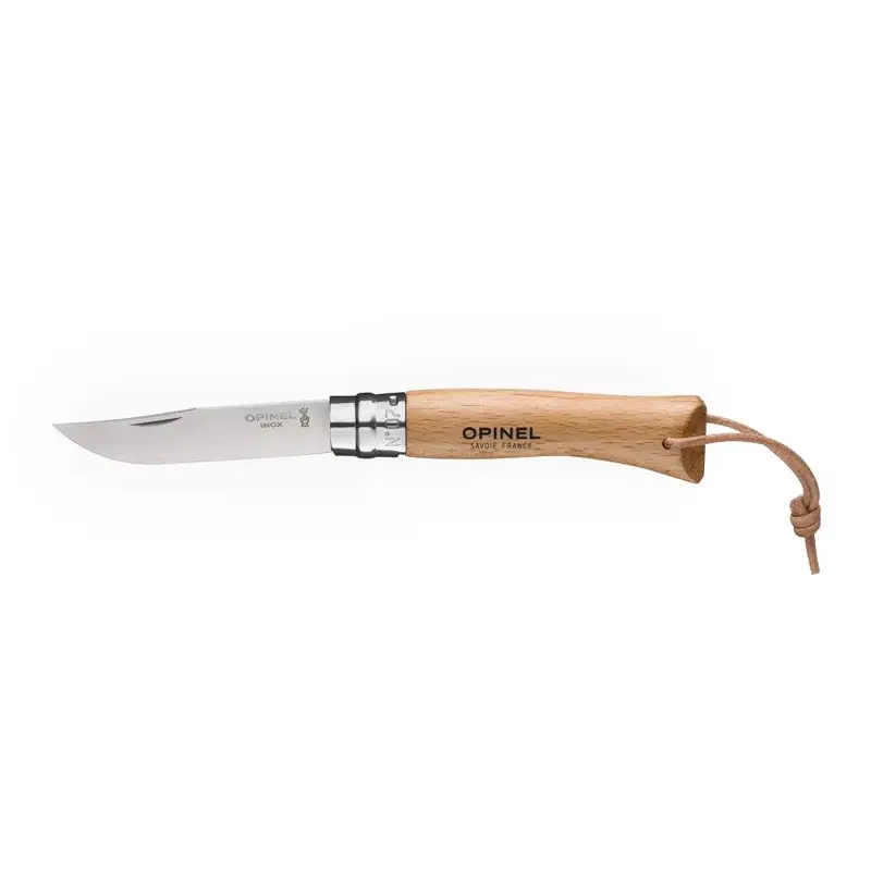 Nóż Składany OPINEL INOX N°7 Adventure Z Rzemieniem Natural (001372) Popularny