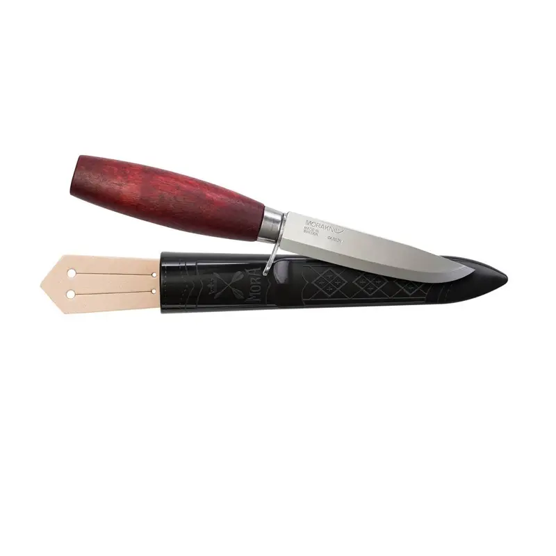 Nóż Morakniv® Classic No 2F Finger Guard High Carbon Steel Red Ochra Tani