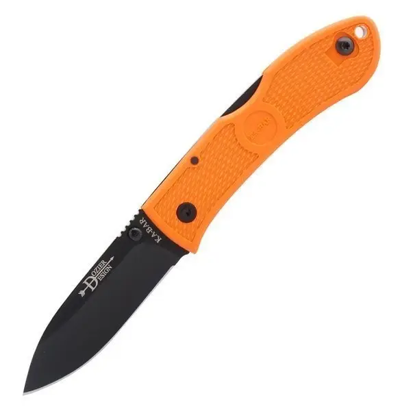 Nóż Składany Dozier Folding Hunter Ka-Bar Pomarańczowy (4062BO) Cena promocyjna