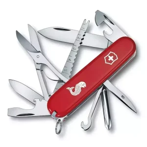 Wysoka jakość Scyzoryk Wędkarski Victorinox Fisherman Czerwony (1.4733.72)
