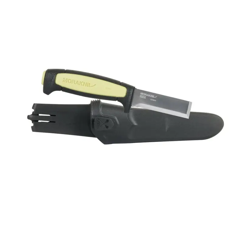 Nóż Morakniv® Chisel Carbon Steel Czarny / Limonkowy Tylko dziś