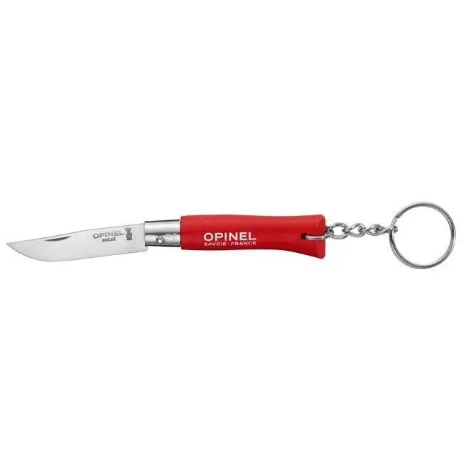 Nóż Składany Colorama OPINEL INOX N°4 Brelok Red (002055) Zniżka
