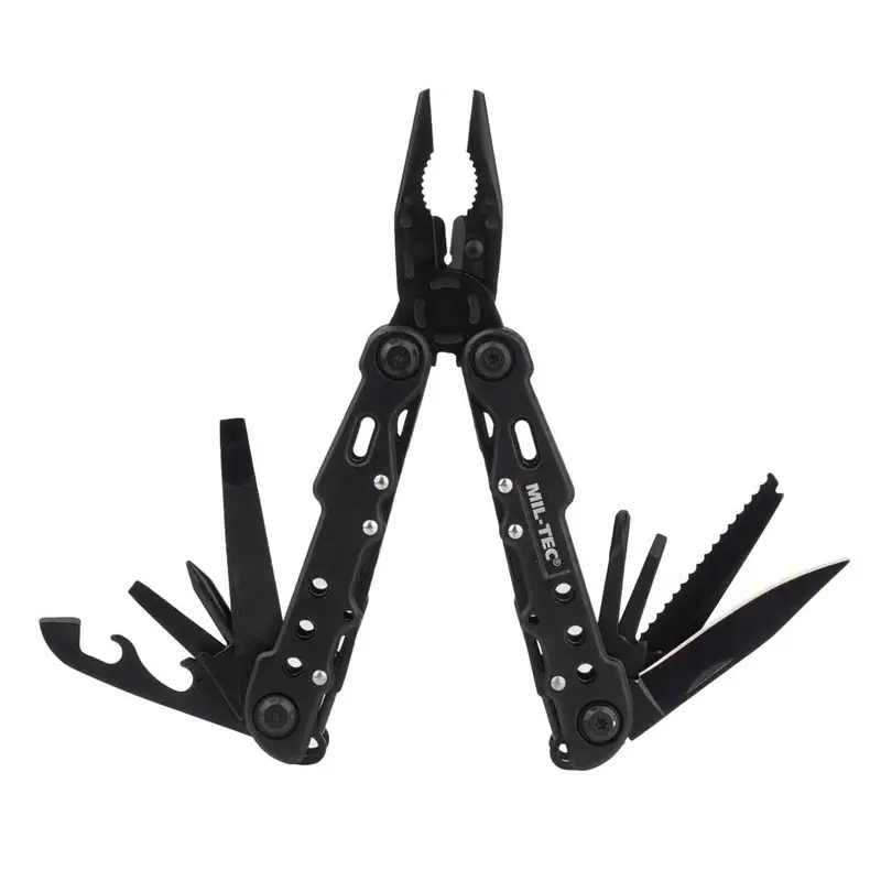 Tylko dziś Nóż Wielofunkcyjny Multitool Black Cobra Mil-tec Czarny (15406102)