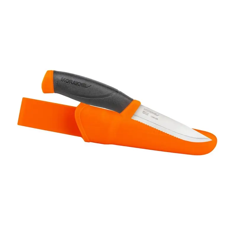 Nóż Morakniv® Companion F Serrated Stainless Steel Pomarańczowy Wyjątkowa oferta