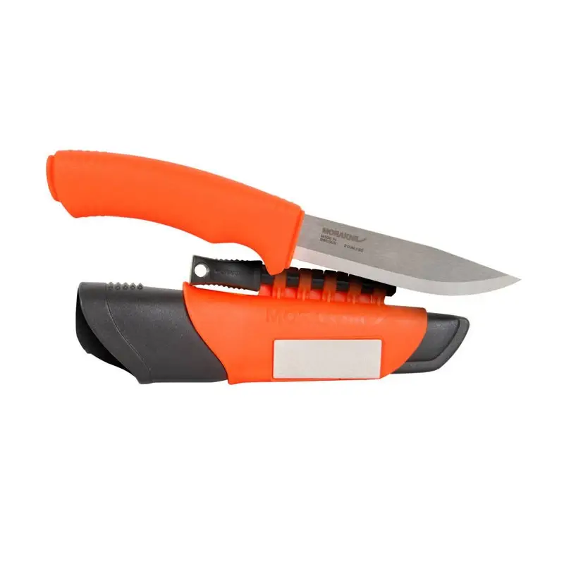 Nóż Morakniv®Bushcraft Survival Z Krzesiwem i Ostrzałką Stainless Steel Pomarańczowy Tylko do końca tygodnia