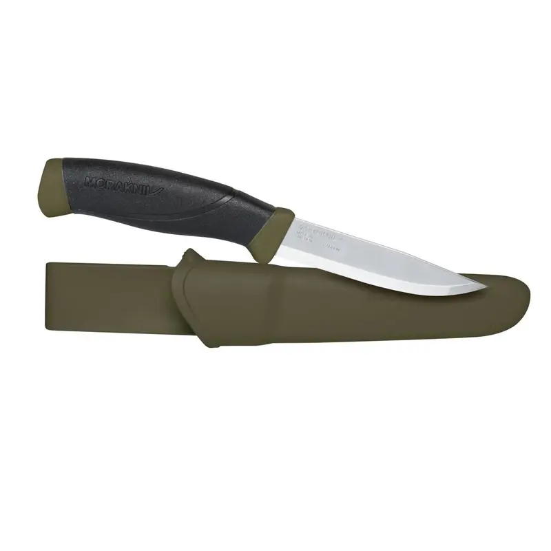 Nóż Morakniv® Companion MG (C) Carbon Steel Olive Green Popularny