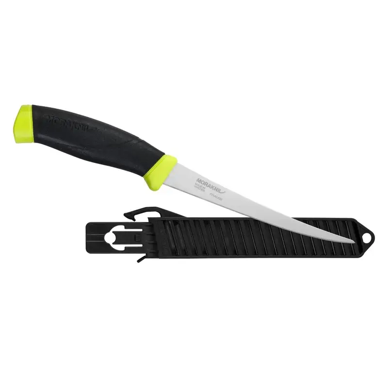 Łatwy zwrot Nóż Morakniv® Fishing Comfort Fillet 155 Stainless Steel Czarny