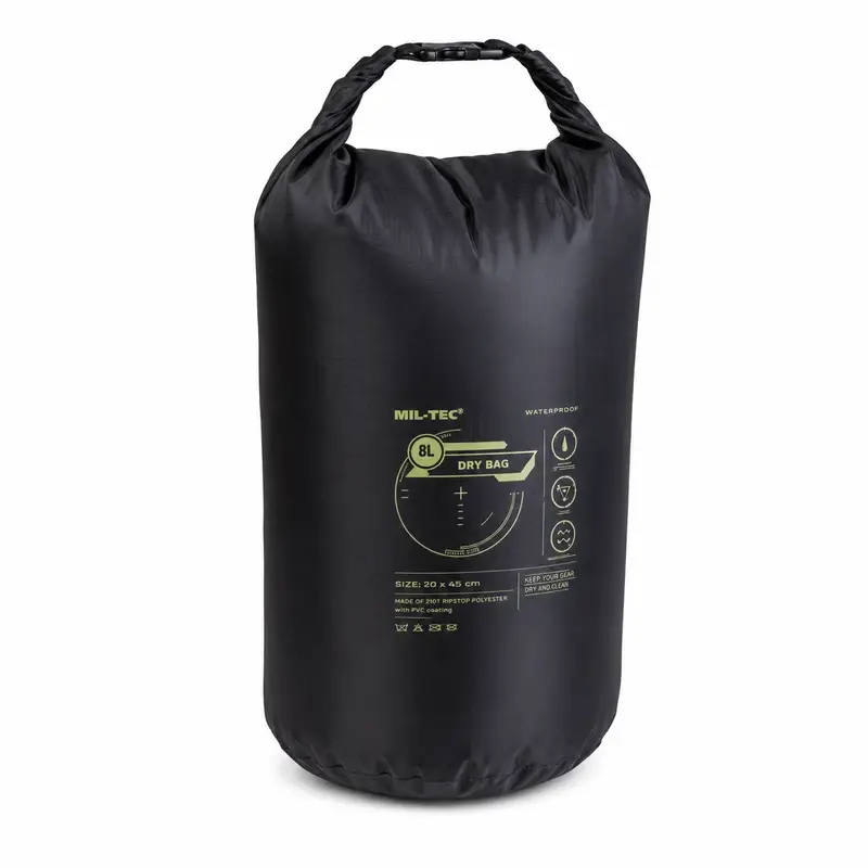 Worek Przeprawowy Dry Bag 25 L Mil-Tec Czarny (13878202) Niska cena