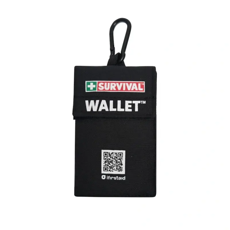Apteczka SURVIVAL Wallet 2.0First Aid Kit Czarna Niska cena