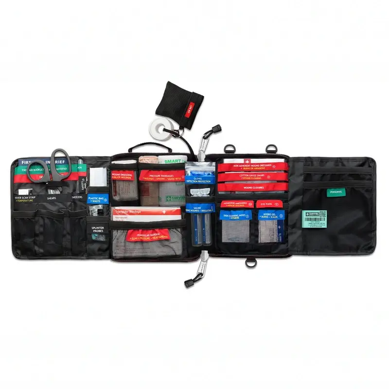 Apteczka Survival Vehicle First Aid Kit z Wyposażeniem Czarna Sprawdź teraz