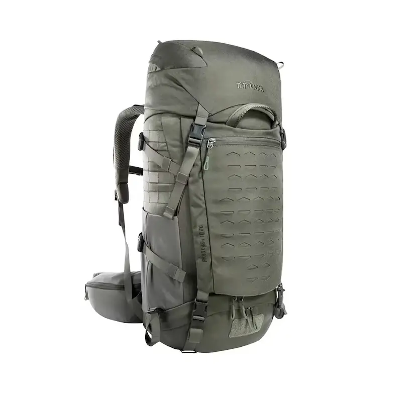 Popularny Plecak Trekkingowy Pyrox 45+10 l BC Tatonka Stone Grey Olive