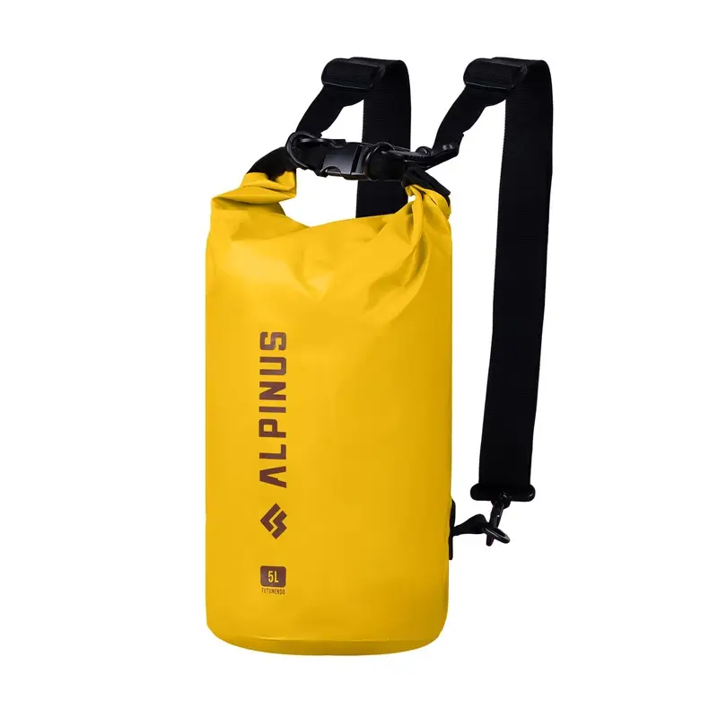Najlepsza cena Worek Przeprawowy Alpinus Tutunendo-Hobart 5L Żółty (OS11448)
