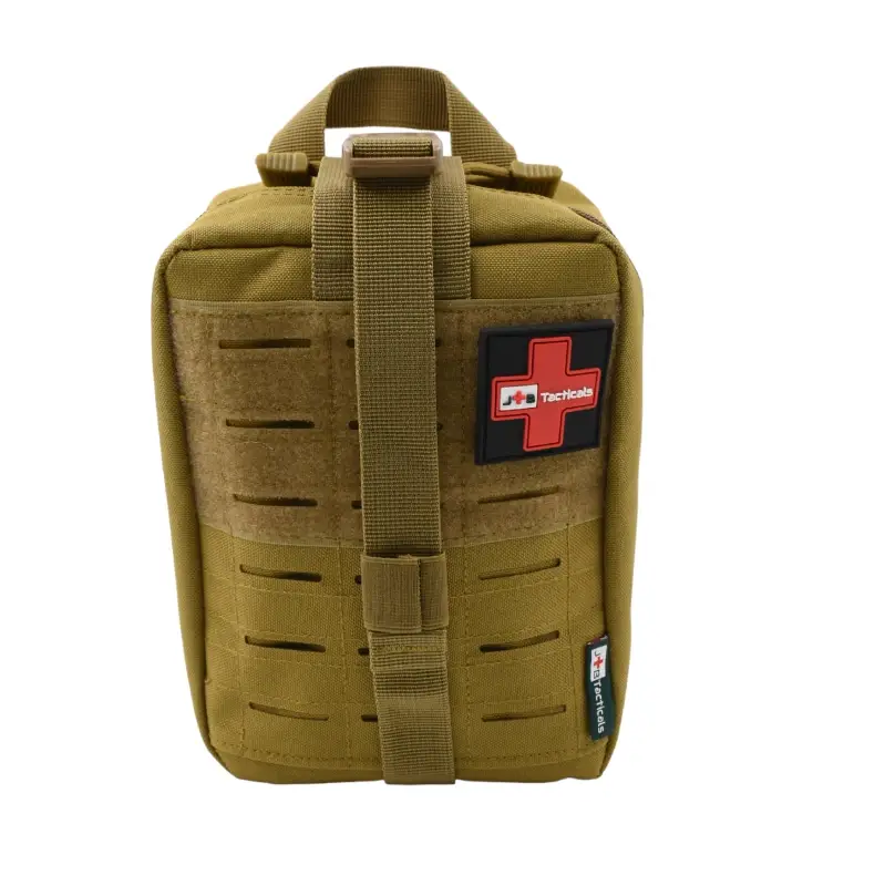 Apteczka Taktyczna Zrywana IFAK Molle Laser Cut JB Tacticals Brązowa Okazja