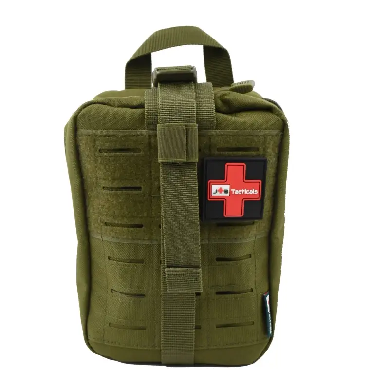 Apteczka Taktyczna Zrywana IFAK Molle Laser Cut JB Tacticals Zielona Super okazja