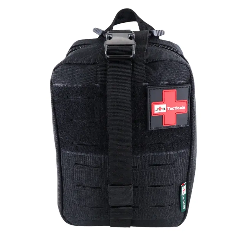 Apteczka Taktyczna Zrywana IFAK Molle Laser Cut JB Tacticals Czarna Promocja