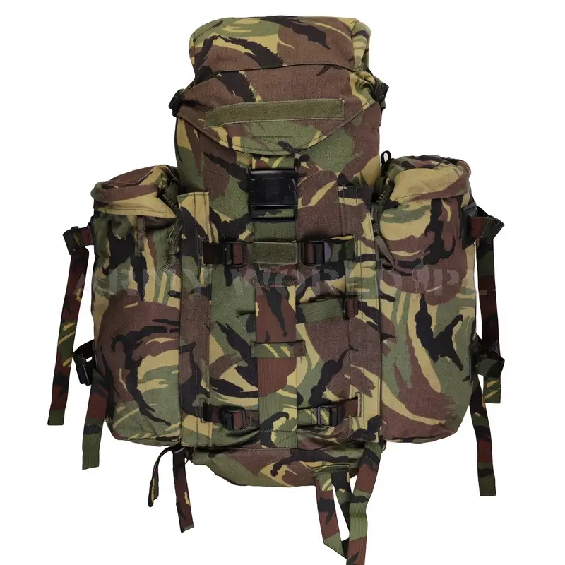 Plecak Wojskowy DPM Woodland 40 Litrów Grabbag + Kieszenie Lowe Alpine Oryginał Demobil BDB Ekspresowa dostawa