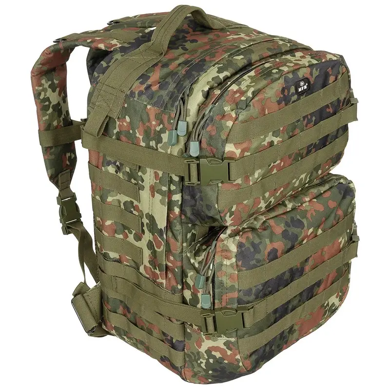 Premium Plecak US Assault II 40 Litrów MFH Flecktarn (30343V)