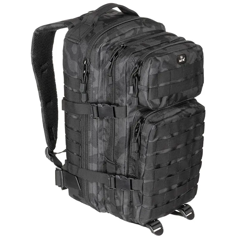 Plecak US Assault I 30 LitrówMFH Night Camo (30333K) Nowy