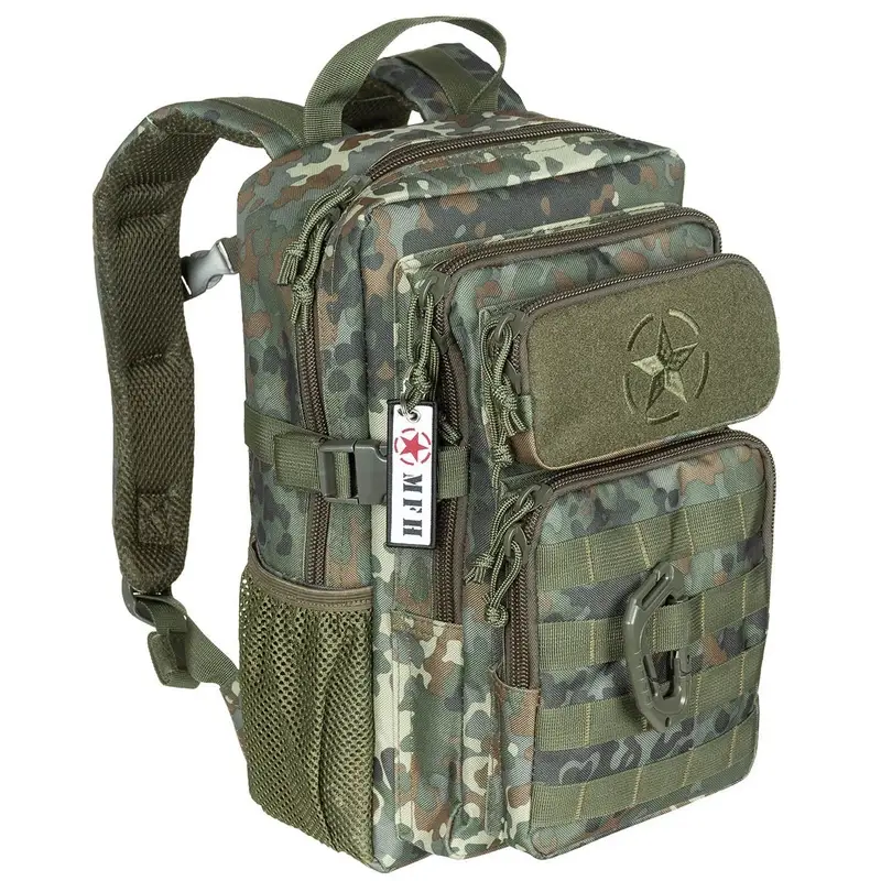 Plecak US Assault Youngster 15 Litrów MFH Flecktarn (30330V) Taniej