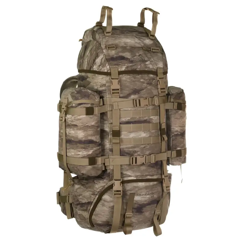 Dostępne od ręki Plecak Military WISPORT Reindeer 75 A-Tacs AU-X