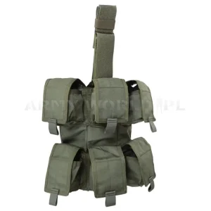 Szybka dostawa Panel Udowy 6xKieszeń Na Granat / 6x Frag Flash Grenade Drop Leg Dynamic Entry Eagle Industries Olive Oryginał Demobil BDB