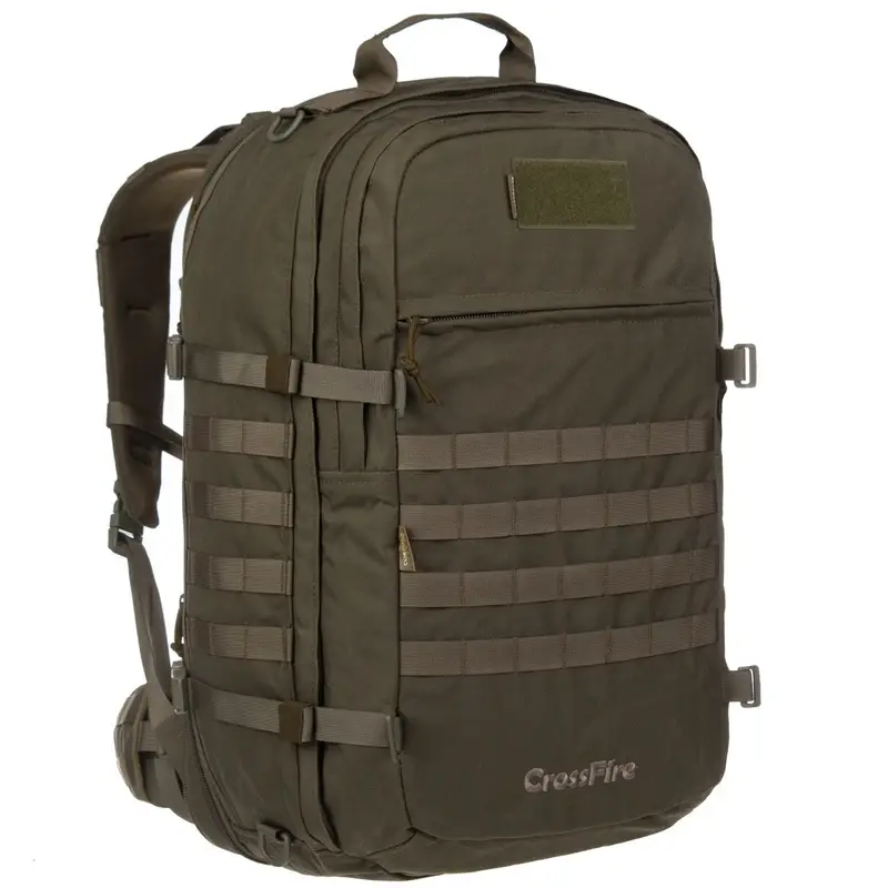 Wysoka jakość Plecak / Torba Military Wisport Crossfire 45-65 Litrów RAL 6003 (CROR6)