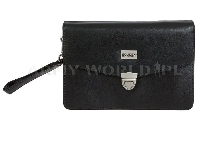 Oferta czasowa Saszetka Męska Solidex Czarna Oryginał Nowa