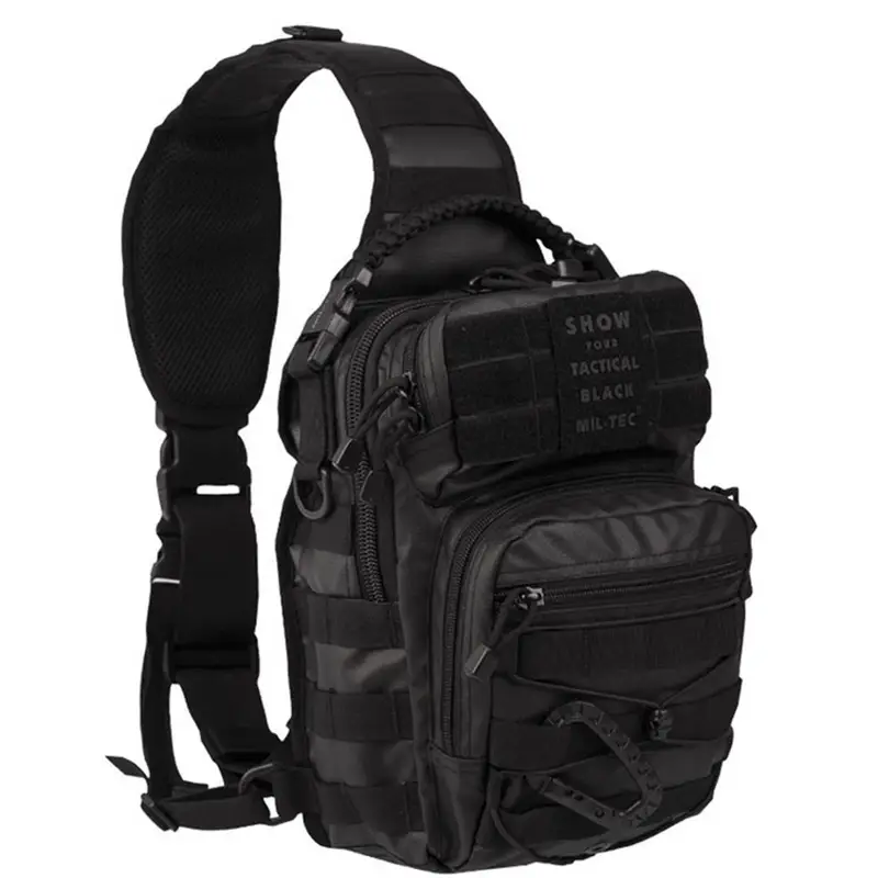 Plecak Na Jedno Ramię Model Assault TACTICAL Pack SM (10l) Mil-tec Czarny (14059188) Nowy