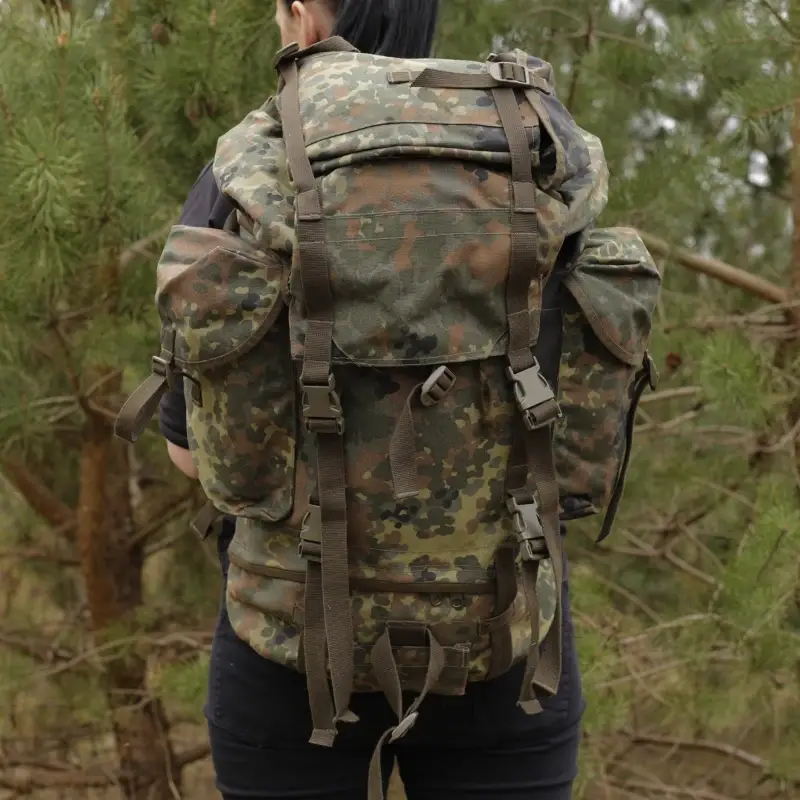 Kup online Plecak Wojskowy 65L Flecktarn Bundeswehr Oryginał Cordura Demobil II Gatunek