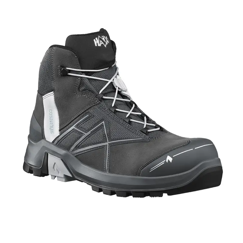 Buty Robocze CONNEXIS Safety+ GTX Mid Haix Grey /Silver (631010) Nowe II Gatunek Wyprzedaż