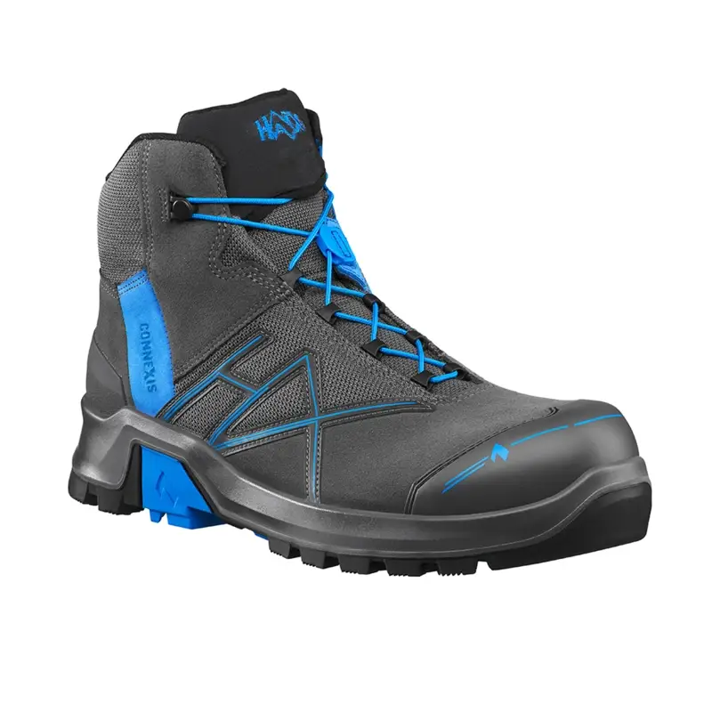Bestseller Buty Robocze CONNEXIS Safety+ GTX Mid Haix Grey /Blue (631009) Nowe II gatunek