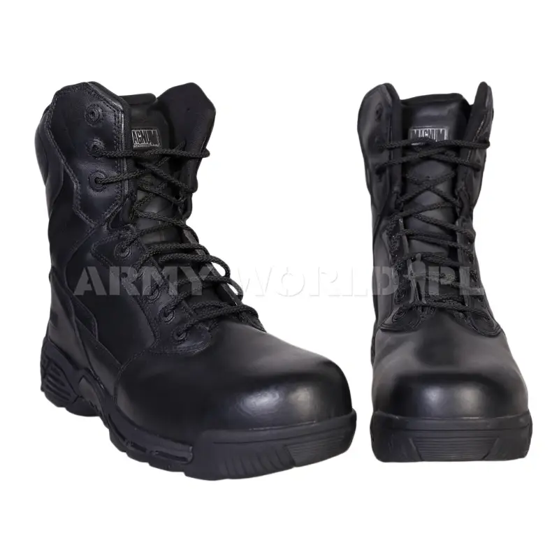 Bezpieczna płatność Buty Wojskowe Skórzane Stealth Force 8.0 CT CP Magnum High Czarne Oryginał Demobil DB