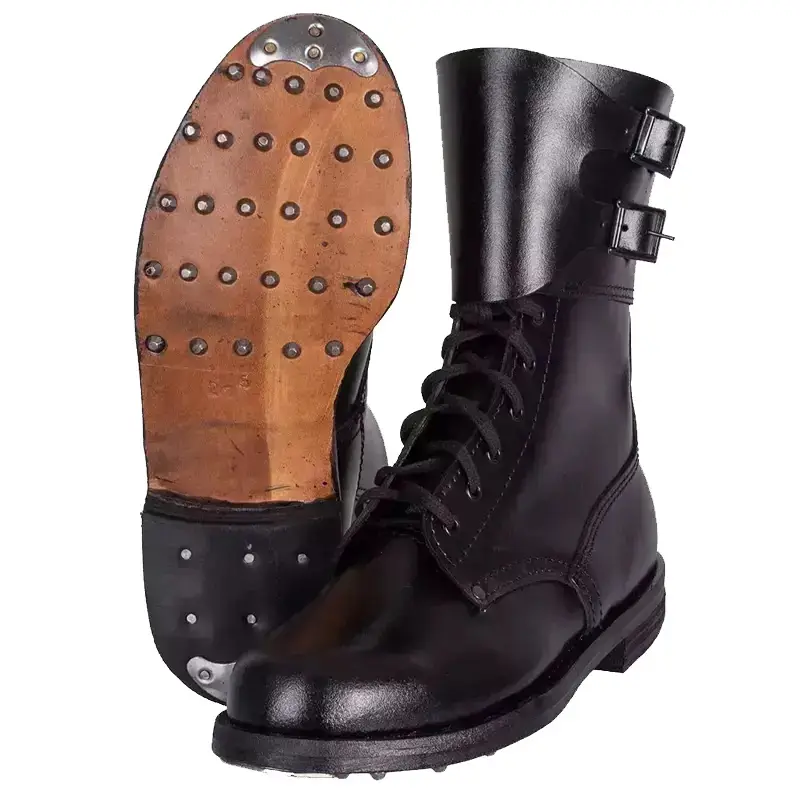 Buty Wojskowe Kompanii Honorowej Na Wzór 925/MON Opinacze Podkute Skórzane Polskie Czarne Nowe Promocja