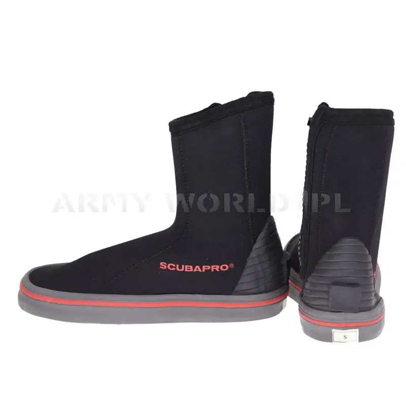 Buty Wysokie Neoprenowe Wojskowe SCUBAPRO Czarne Oryginał Nowe Nowość