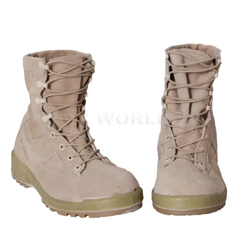 Buty Pustynne US Army Combat Boot Gore-Tex Belleville 790 Desert Oryginał Demobil BDB Cena promocyjna