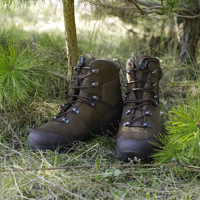 Buty Górskie Wojskowe Szwajcarskie Haix KS19 Brąz Gore-tex Vibram(210004) Nowe II Gatunek Bezpieczne zakupy