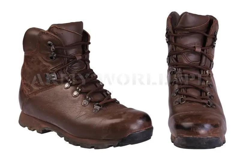 Tylko dziś Buty Wojskowe Skórzane ITURRI Patrol Boot Brązowe Oryginał Demobil BDB