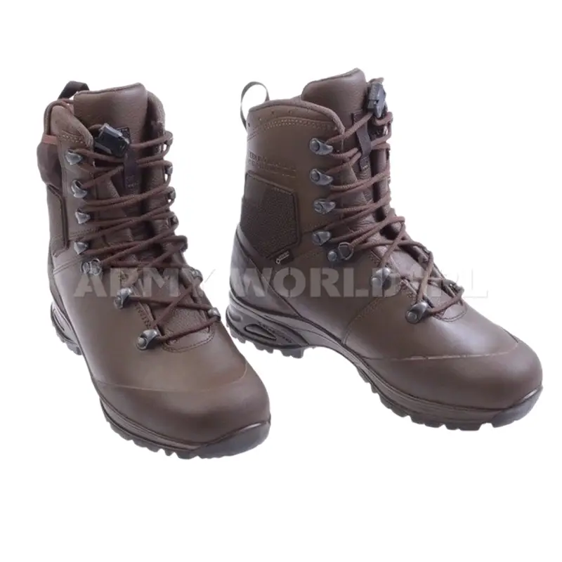 Buty Wojskowe Holenderskie Haix Laars Gevecht Natweer Gore-Tex Brązowe Oryginał Demobil BDB Ograniczona ilość