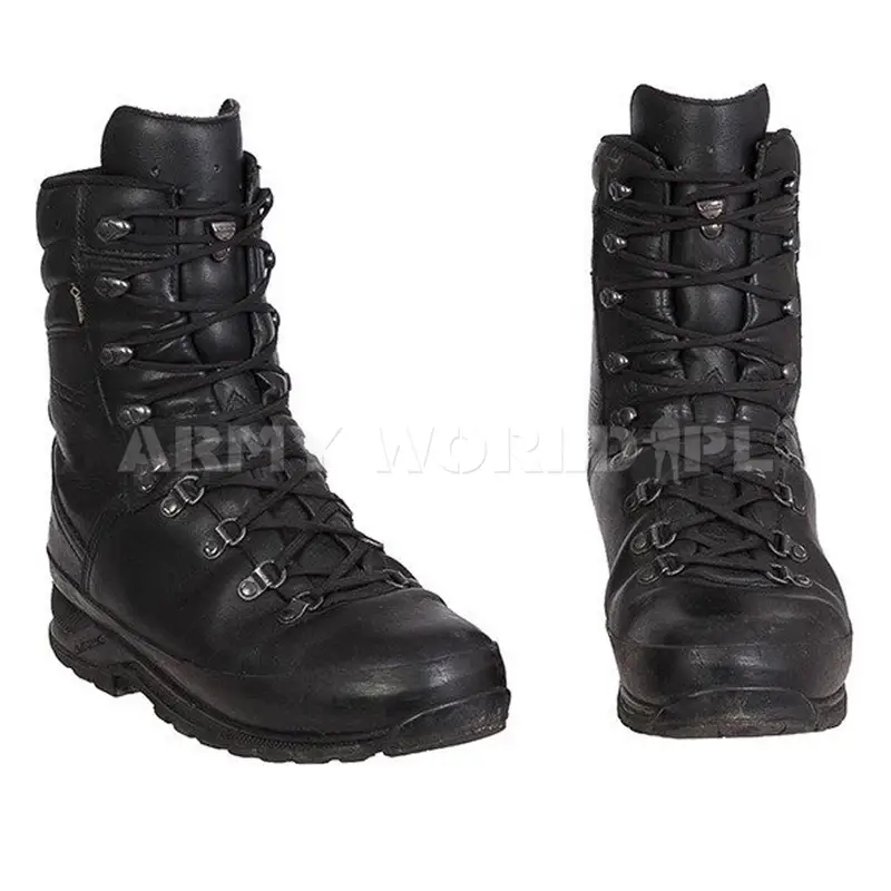 Do wyczerpania zapasów Buty LOWA Bundeswehr Gore-Tex COMBAT BOOT GTX Czarne Oryginał Demobil BDB