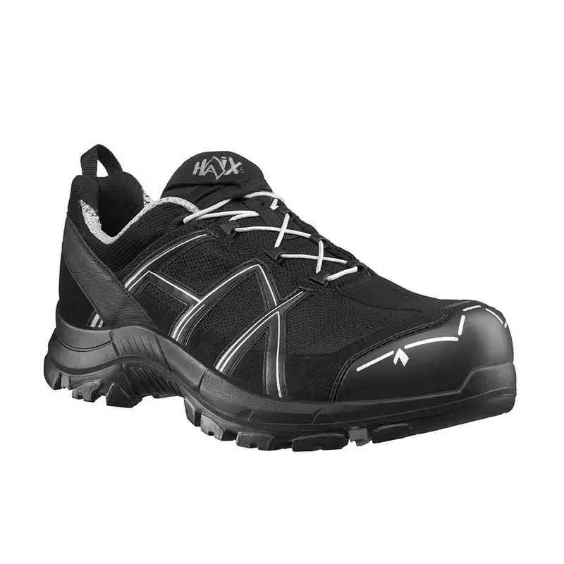 Buty Robocze Haix BLACK EAGLE Safety 41 Low Black /Silver (610003) Nowe II Gatunek Hit cenowy