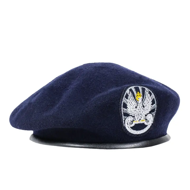 Beret Dla Klas Mundurowych OPW ATMAR Granatowy Szybka dostawa