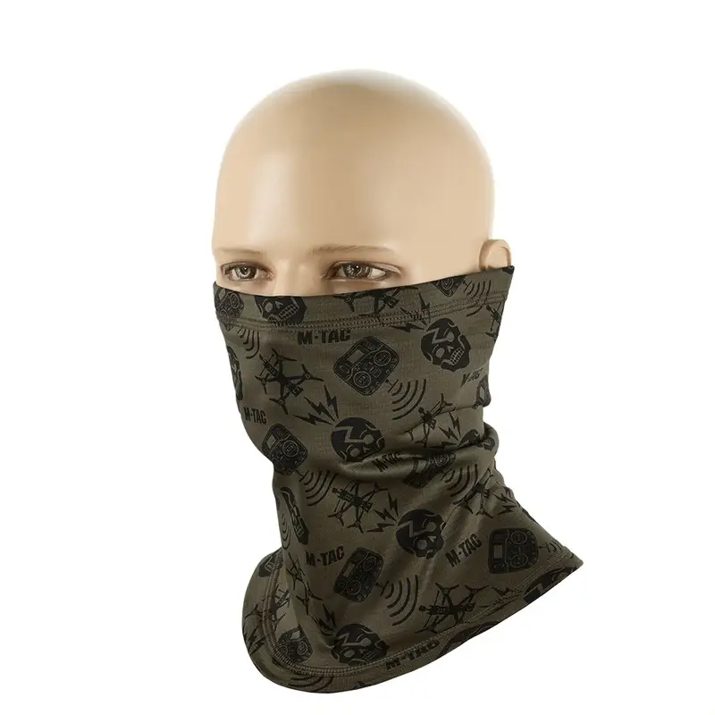 Kominiarka Mikropolar M-tac Drone Pattern Dark Olive (40424048) Hit sprzedaży