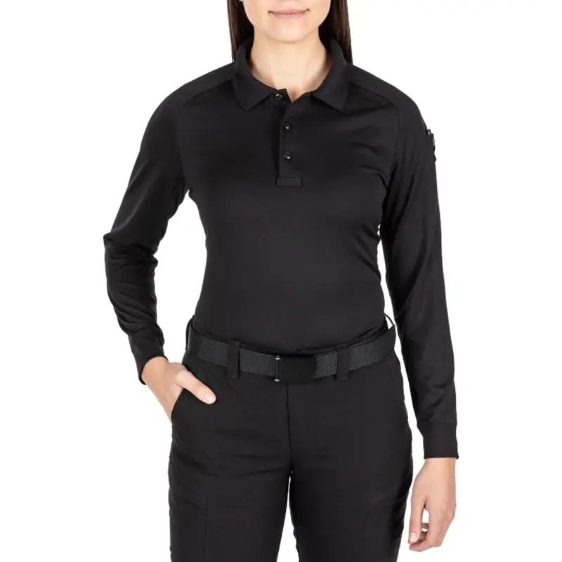 Koszulka Polo Damska Performance Z Długim Rękawem 5.11 Black (62408) Hit sprzedaży