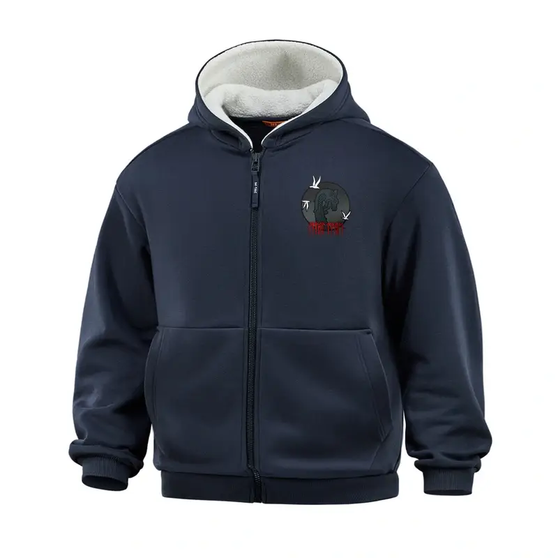 Dostępne od ręki Bluza Z Kapturem The Way Cotton Hard M-Tac Indigo Blue (80183006)
