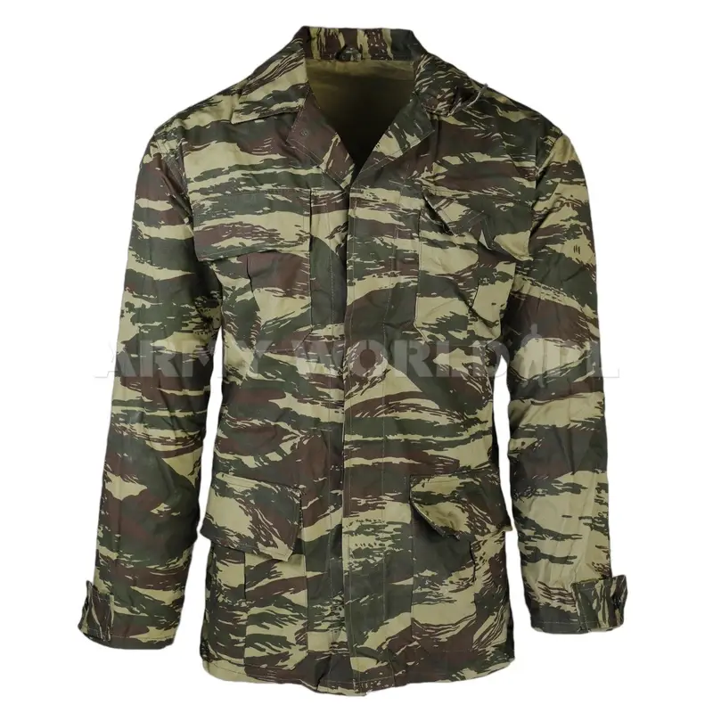 Ostatnia szansa Bluza Wojskowa Grecka BDU Lizard Camo Oryginał Demobil DB