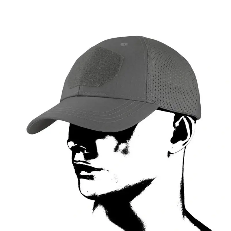 Czapka Z Daszkiem / Baseball Mesh CMG Szara (CZ-TMC-GY) Bezpieczna płatność