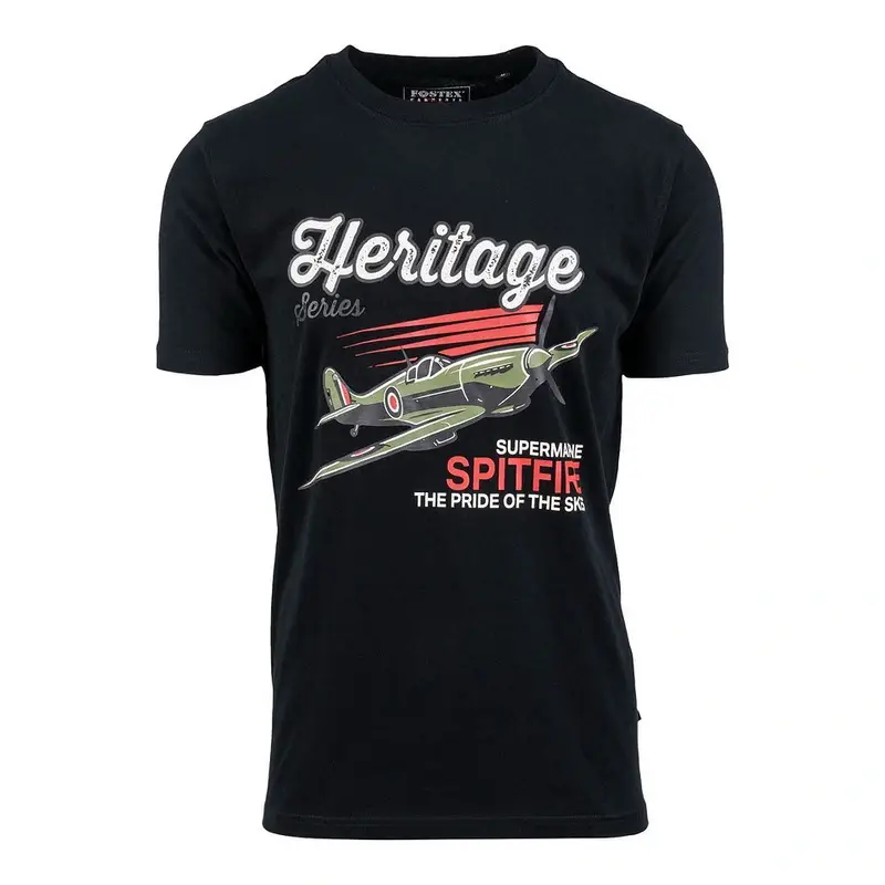 T-Shirt Spitfire Heritage Fostex Black (133665) Nowość