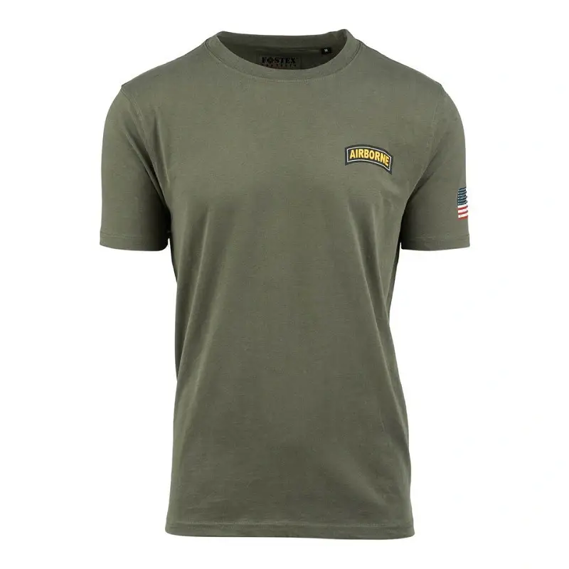 T-Shirt 101st Airborne Roundel Fostex Olive (133657) Rabat